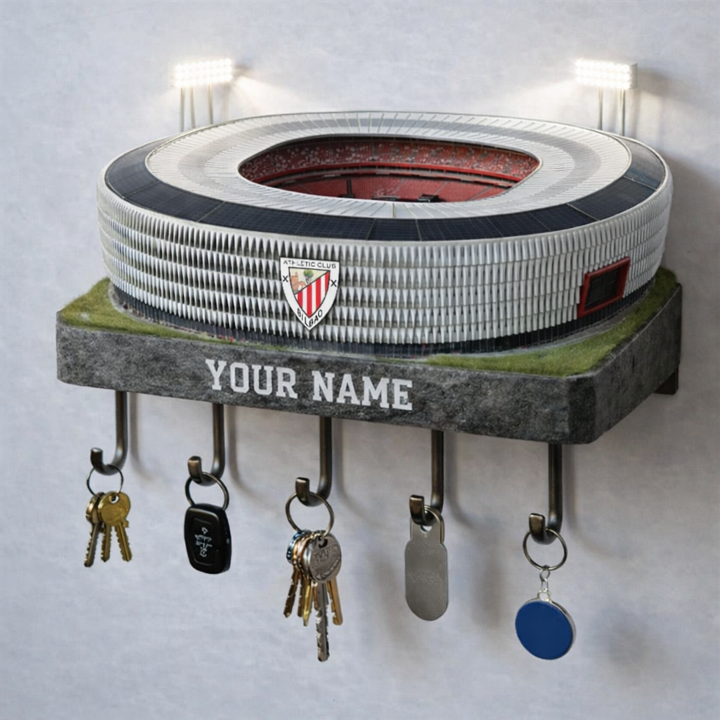 AC Premium La Liga Wood Key Hanger DDT NTL