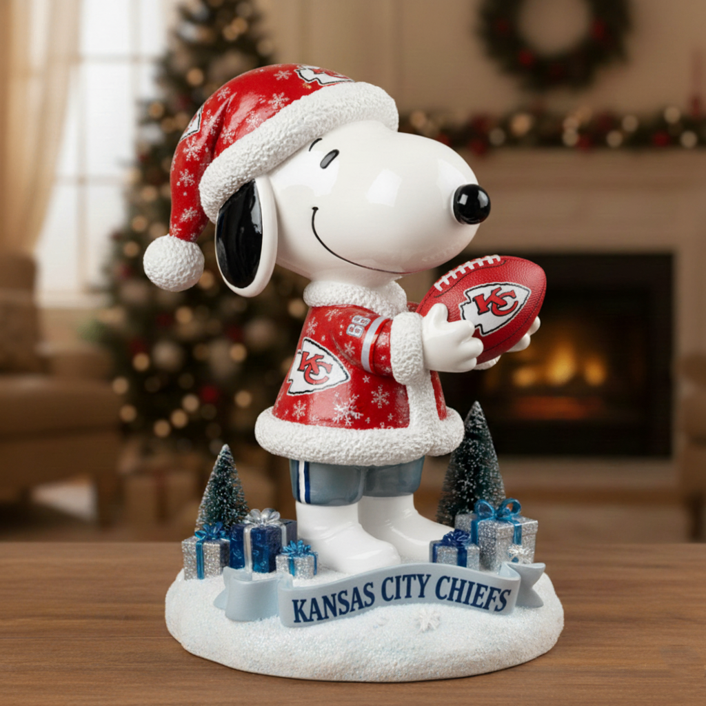Premium NFL KC x SNP Christmas Arcylic Plaque V1 NMD 051225 TTV