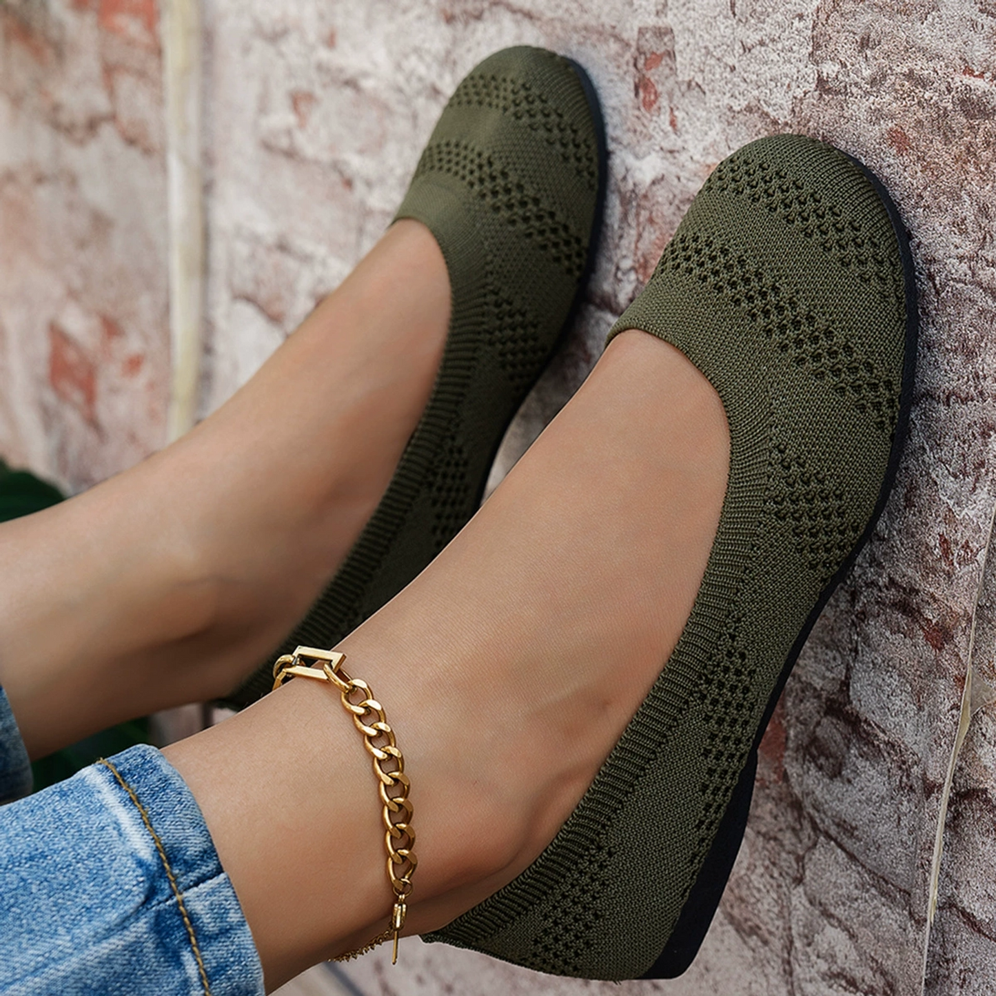 ???�HOT SALE 60% OFF???� Comfortable Knit Loafers-All-Season Comfort Shoes BQH