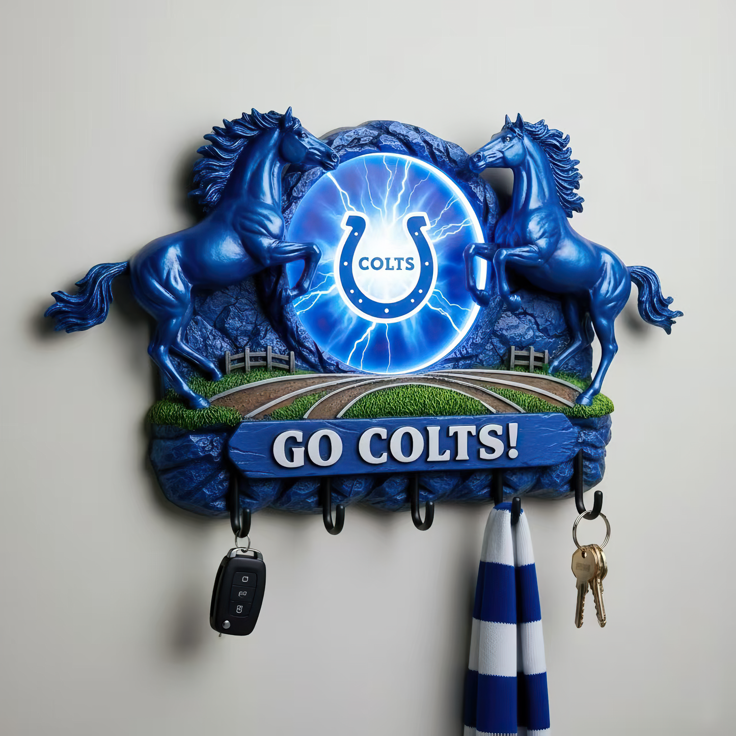 Premium NFL IND Spirit Guardian Wall Key Holder V1 NMD TTV