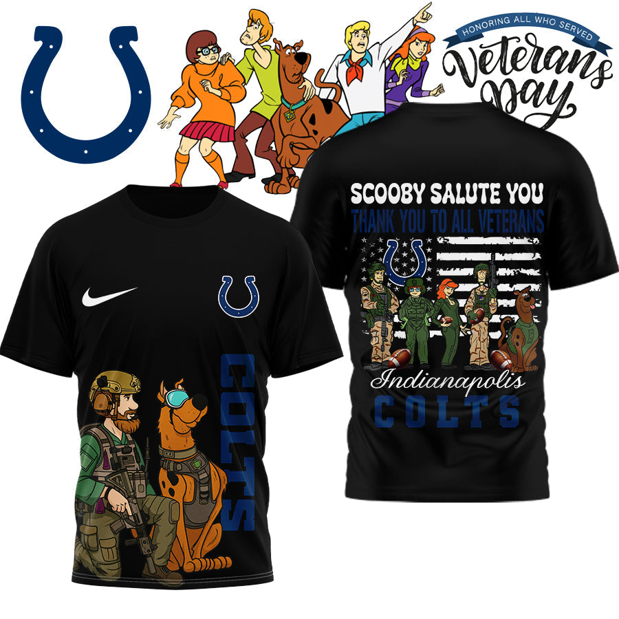 Premium NFL IND x SCO Salute Veterans T-shirt V15 NMD NHM