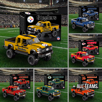 32 NFL Raptor pickup truck building block set 0512 NAK NHT