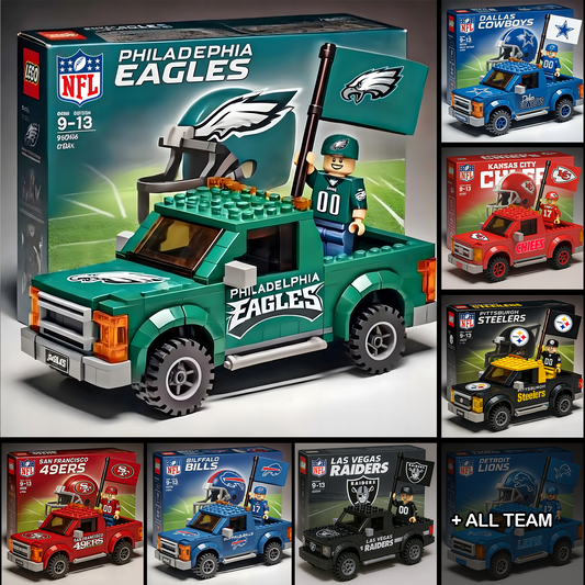 32 Teams Pickup Truck Building Blocks NDD TANTD