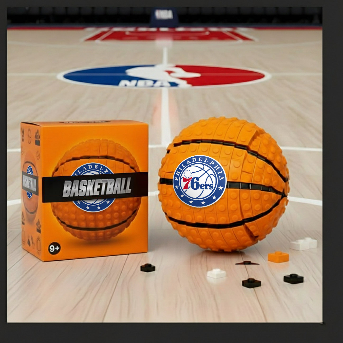 76 ERS NBA Basketball Building Blocks Toys Set NAK PTTD