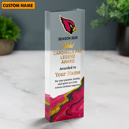 AC NFL Personalized Acrylic Award Plaque Funny Christmas Gift For Family DDT NTL
