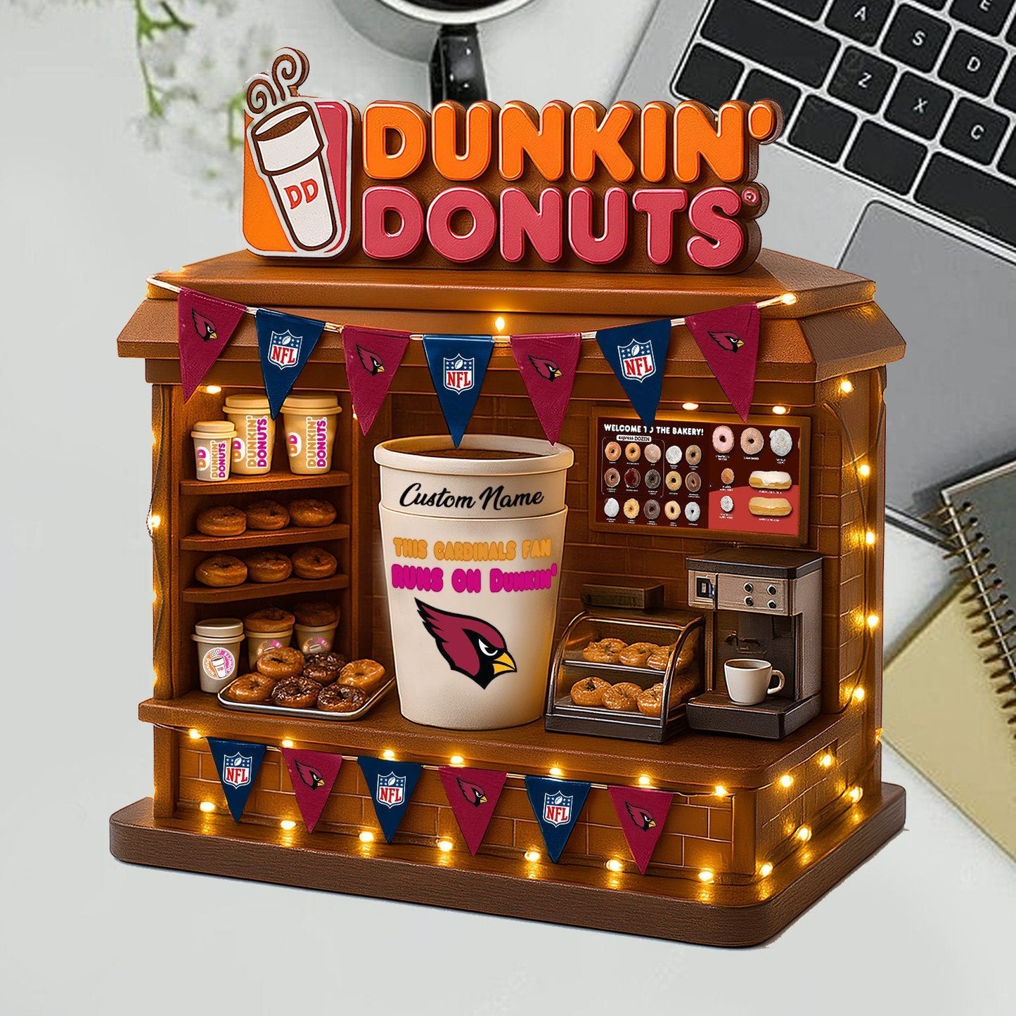 AC Acrylic Block - NFL x Dunkin Donuts Gift For Fans DDT CTND