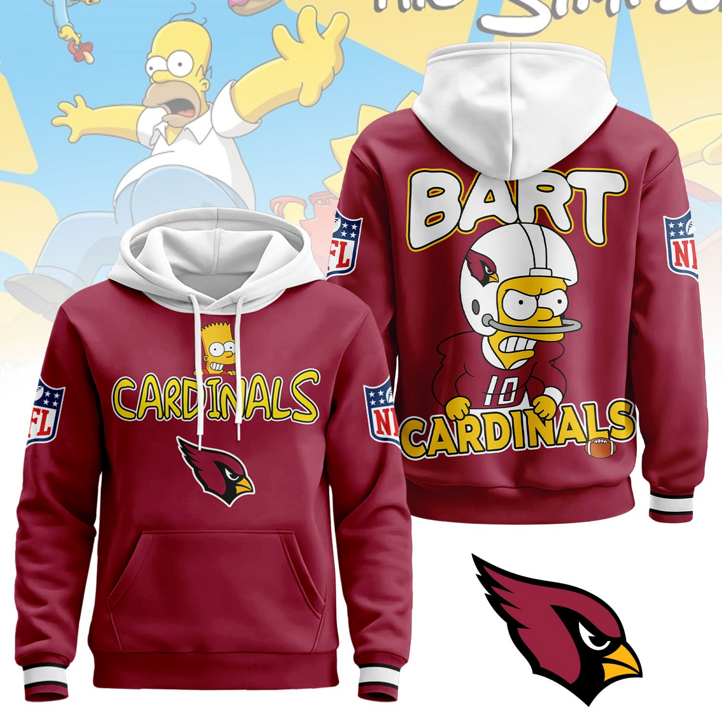 AC Premium NFL Bart Simpson Hoodie DDT NTL
