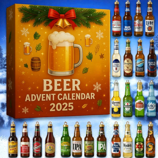 ???� DISCOUNT 60%???� Beer Advent Calendar 2025 (full box + 24 gift doll) BQH