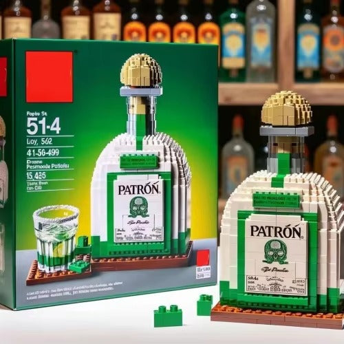 2025 Jizai Creative Design XS Building Block Sets Assembling Wine Bottle Ornaments for Factory Wholesale DDT CTND