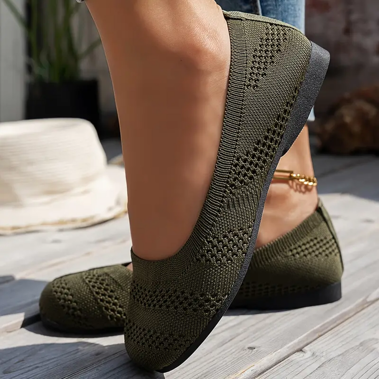 ???�HOT SALE 60% OFF???� Comfortable Knit Loafers-All-Season Comfort Shoes BQH