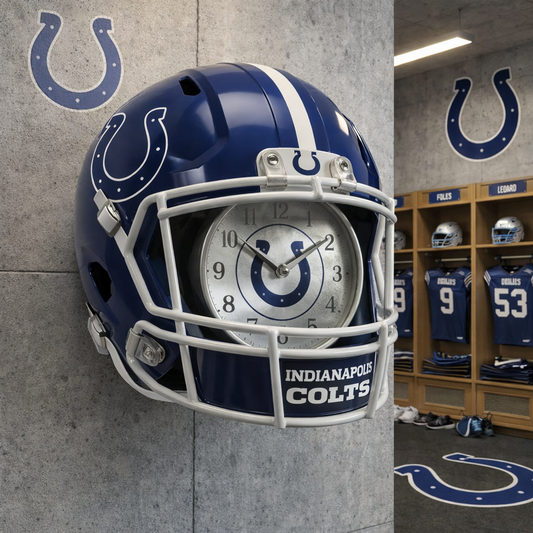 Premium NFL IND Helmet Wall Clock V2 NMD TTV