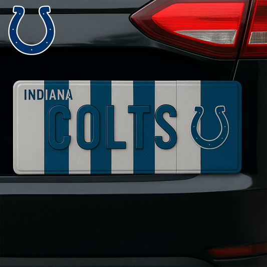 Premium NFL IND License Plate Frame HI V1 NMD TTV