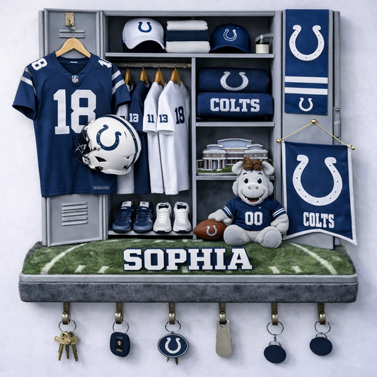 Premium NFL IND Locker Key Holder V2 NMD TTV