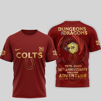 Premium NFL IND x Dungeons And Dragons 50th Anniversary Shirt V15 NMD TTV