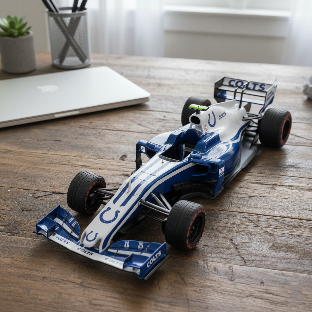 Premium NFL IND x F1 Racing Car Collectible Model V1 NMD TTV