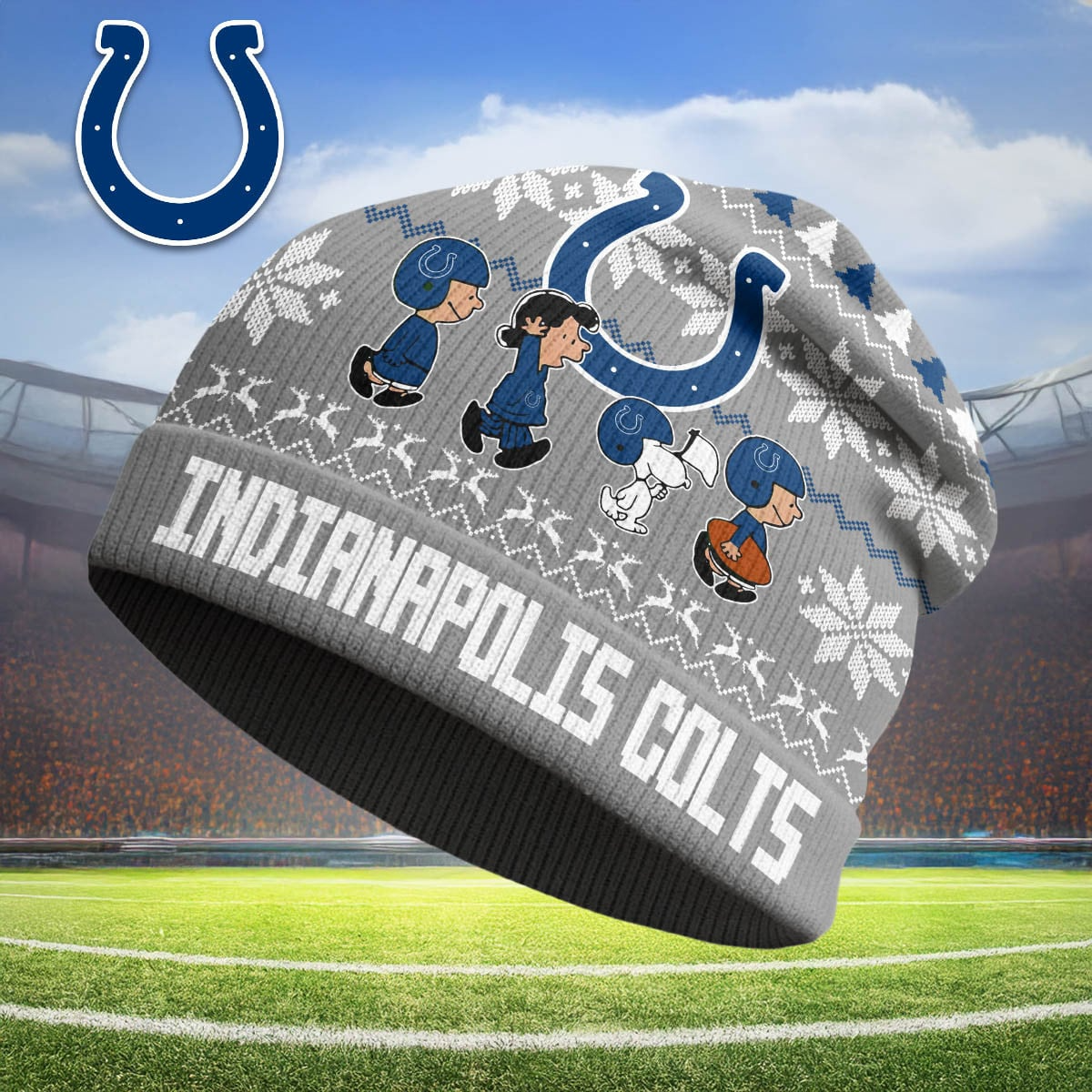 Premium NFL IND x SNP Beanie Hat V1 NMD TTV