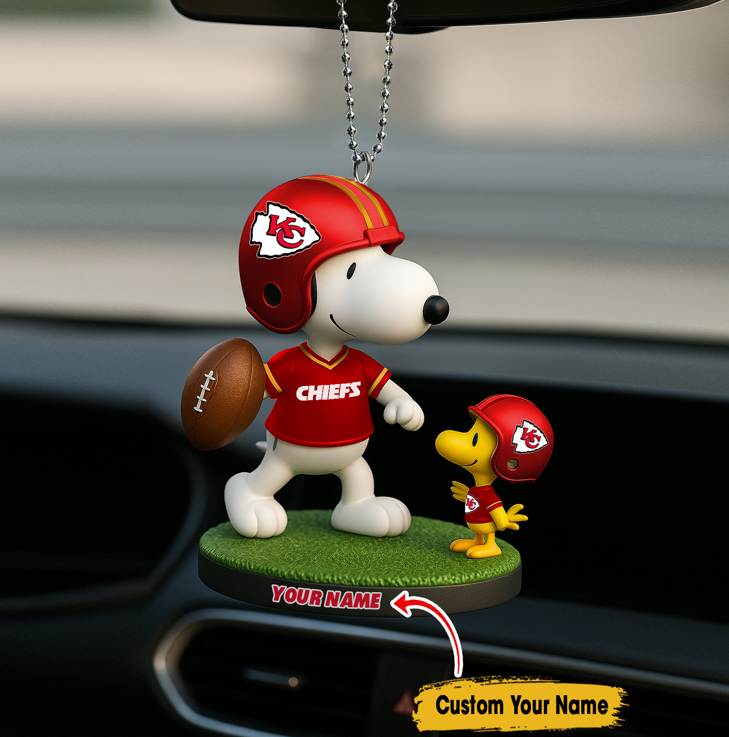Premium NFL KC x SNP Car Ornament V4 NMD TTV