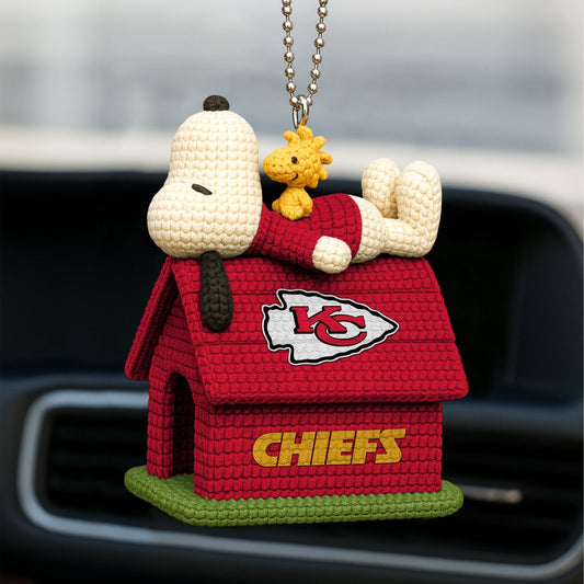 Premium NFL KC x SNP Knitted Car Ornament V8 NMD NHM