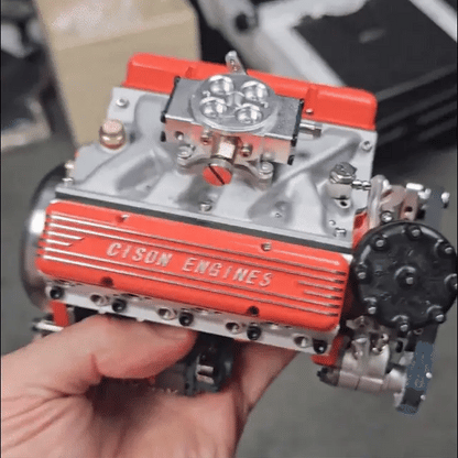 ????Last Day Promotion 50% OFF???�-Gasoline OHV V8 Small-block Engine Model Kits LHT