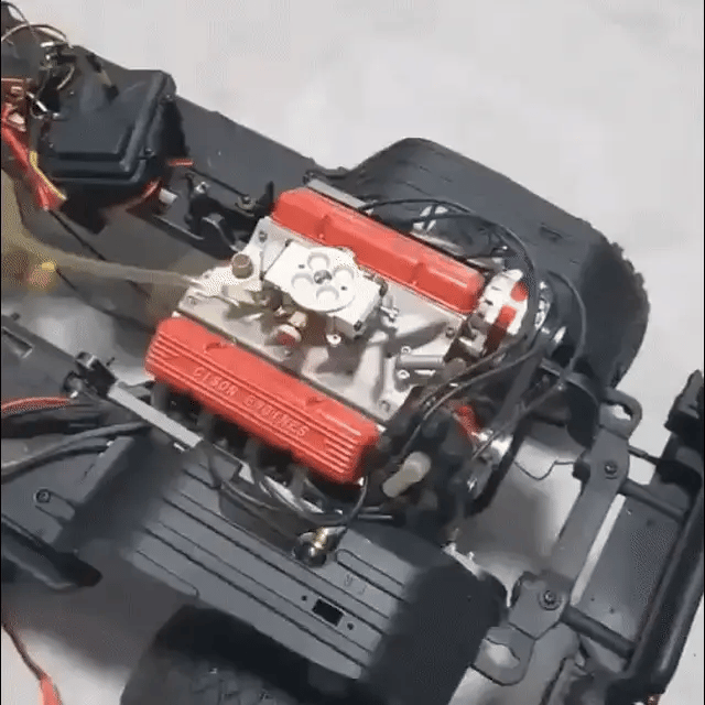 ????Last Day Promotion 50% OFF???�-Gasoline OHV V8 Small-block Engine Model Kits LHT