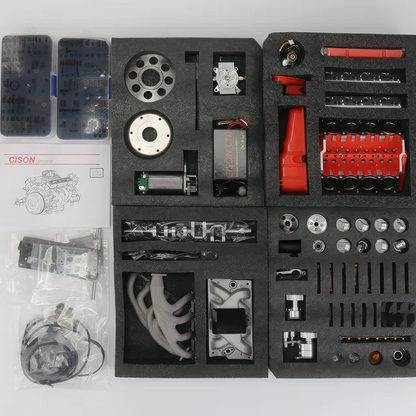 ????Last Day Promotion 50% OFF???�-Gasoline OHV V8 Small-block Engine Model Kits LHT