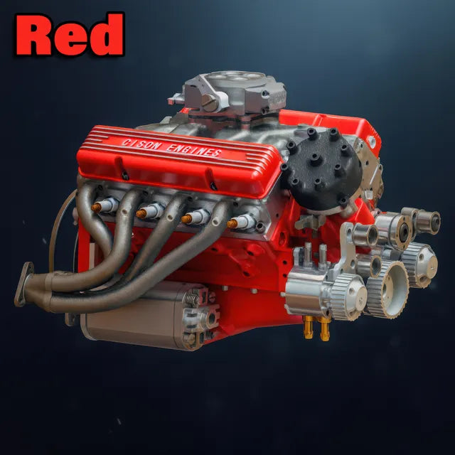 ????Last Day Promotion 50% OFF???�-Gasoline OHV V8 Small-block Engine Model Kits LHT