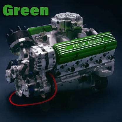 ????Last Day Promotion 50% OFF???�-Gasoline OHV V8 Small-block Engine Model Kits LHT