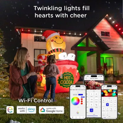 ???? Early Christmas 49%OFF - Smart Rainbow LED Permanent Outdoor Light - Smartlight ???� LHT