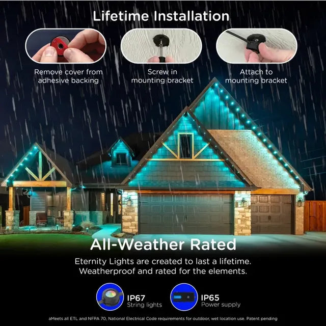 ???? Early Christmas 49%OFF - Smart Rainbow LED Permanent Outdoor Light - Smartlight ???� LHT