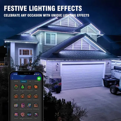 ???? Early Christmas 49%OFF - Smart Rainbow LED Permanent Outdoor Light - Smartlight ???� LHT