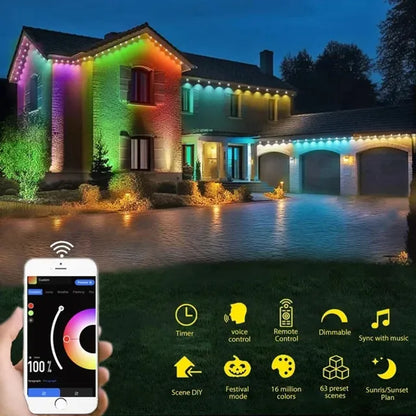 ???? Early Christmas 49%OFF - Smart Rainbow LED Permanent Outdoor Light - Smartlight ???� LHT